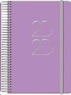 AGENDA GLOSS D/P 12,5X18 ESP. MORADO 2023