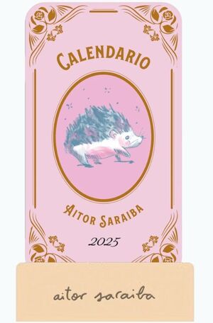 CALENDARIO MESA DE TARJETAS 2025 AITOR SARAIBA