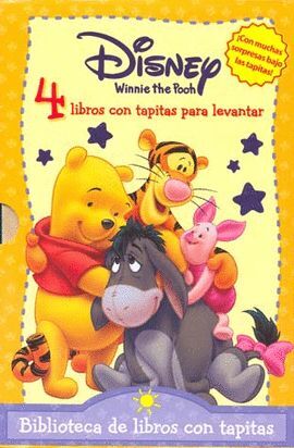 WINNIE THE POOH 4 LIBROS CON TAPITAS LEVANTAR