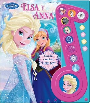 LIBRO MUSICAL 10 BOTONES FROZEN DLXMN