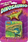 ESTEGOSAURIO LIBRO DE CARTON Y FIGURA DINOSAURIO