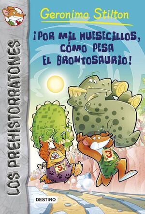 ¡POR MIL HUESECILLOS, CÓMO PESA EL BRONTOSAURIO!