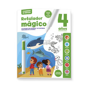 CUADERNO DE REPASO 4 AÑOS - ROTULADOR MAGICO