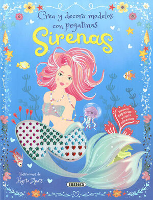 SIRENAS. CREA Y DECORA MODELOS CON PEGATINAS