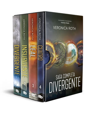 ESTUCHE DIVERGENTE  INSURGENTE  LEAL  CUATRO