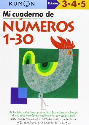 MI CUADERNO DE NÚMEROS 1 A 30 (EDADES 3-4-5)