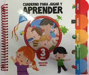 CUADERNO JUGAR Y APRENDER 3 AÑOS