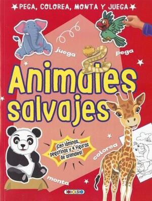 ANIMALES SALVAJES *PEGA COLOREA MONTA Y JUEGA*