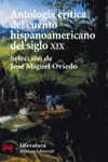 ANTOLOGÍA CRÍTICA DEL CUENTO HISPANOAMERICANO DEL SIGLO XIX