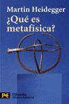 ¿QUÉ ES METAFÍSICA?