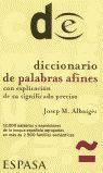 DICCIONARIO DE PALABRAS AFINES CON EXPLICACIÓN DESU SIGNIFICADO PRECISO