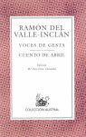 VOCES DE GESTA / CUENTO DE ABRIL