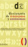 DICCIONARIO ESPASA DE SINÓNIMOS Y ANTÓNIMOS