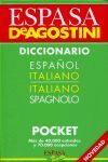 ESPASA DE-AGOSTINI POCKET DICCIONARIO ESPAÑOL-ITALIANO, ITALIANO-ESPAÑOL