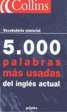 5.000 PALABRAS MÁS USADAS DEL INGLÉS ACTUAL