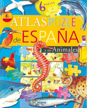 ATLAS PUZLE DE ESPAÑA Y SUS ANIMALES