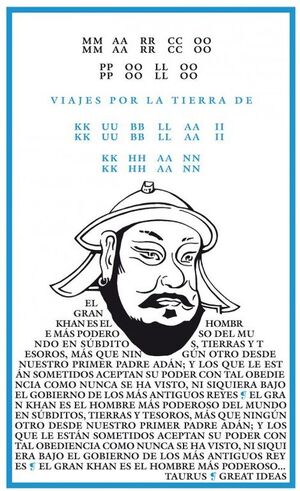 VIAJES POR LA TIERRA DE KUBLAI KHAN (SERIE GREAT IDEAS 4)