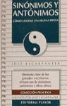 SINÓNIMOS Y ANTÓNIMOS