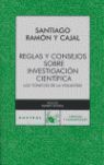 REGLAS Y CONSEJOS SOBRE INVESTIGACIÓN CIENTÍFICA