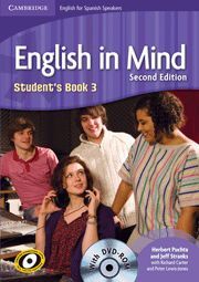 ENGLISH IN MIND FOR SPANISH SPEAKERS LEVEL 3 STUDENT'S BOOK WITH DVD-ROM 2ND EDI
