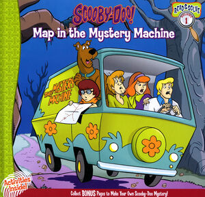 SCOOBY-DOO. MAP IN THE MISTERY MACHINE
