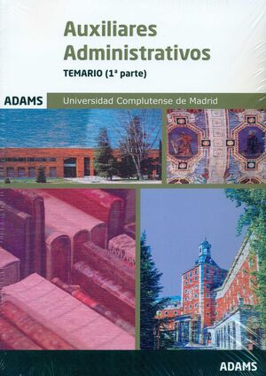 TEMARIO AUXILIARES ADMINISTRATIVOS DE LA UNIVERSIDAD COMPLUTENSE DE MADRID