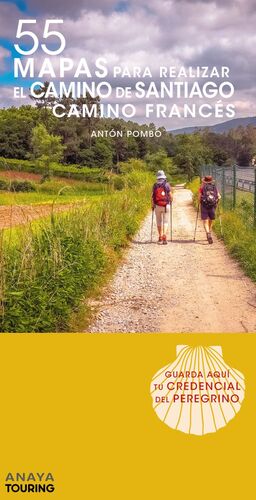 55 MAPAS PARA REALIZAR EL CAMINO DE SANTIAGO. CAMINO FRANCÉS (DESPLEGABLES)