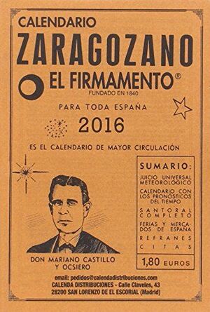 CALENDARIO ZARAGOZANO 2016