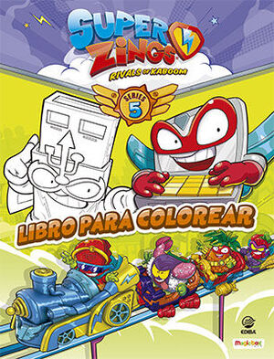 LIBRO PARA COLOREAR SUPERZINGS SERIES 5