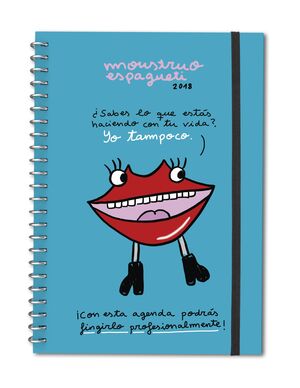 AGENDA ANUAL 2018 MONSTRUO ESPAGUETI