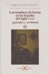 LOS HOMBRES DE LETRAS EN LA ESPAÑA DEL SIGLO XVIII