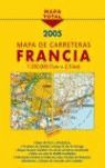 MAPA DE CARRETERAS DE FRANCIA, E 1:250.000