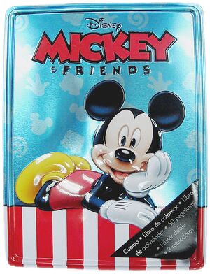 MICKEY Y SUS AMIGOS. CAJA METÁLICA