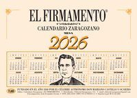 CALENDARIO ZARAGOZANO 2026 MESA VERTICAL